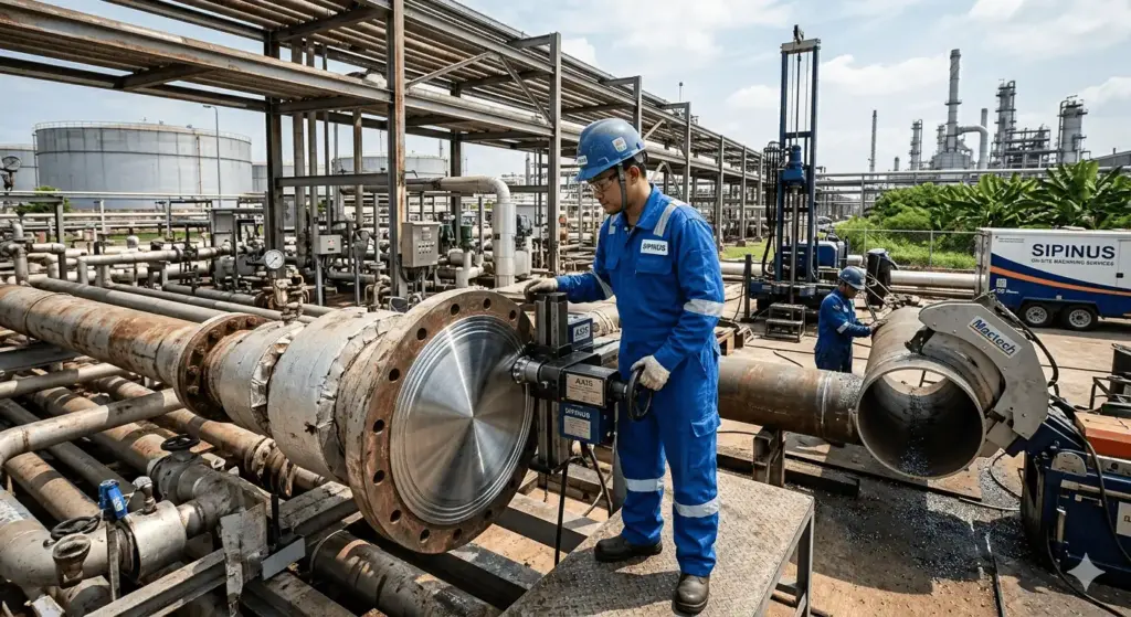 Understanding On-Site Machining: Repairing O&G Facilities Without Lengthy Downtime